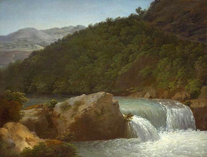 Jean-Joseph-Xavier Bidauld View of the Cascade of the Gorge near Allevard